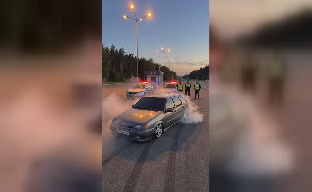 Бёрнаут у поста ДПС